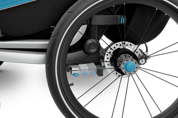 Детская многофункциональная коляска Thule Chariot Sport 1, голубой