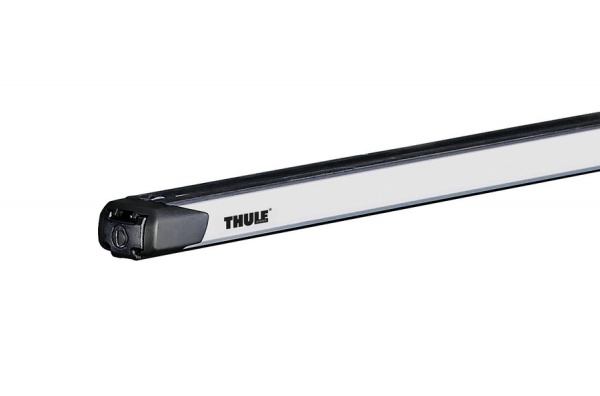 Комплект багажника для MINI Clubvan (4-dr Van 13→ Рейлинги) - выдвижные дуги Thule SlideBar, серые